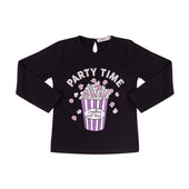 Everything Must Change (EMC) Girls Black Party Time Top